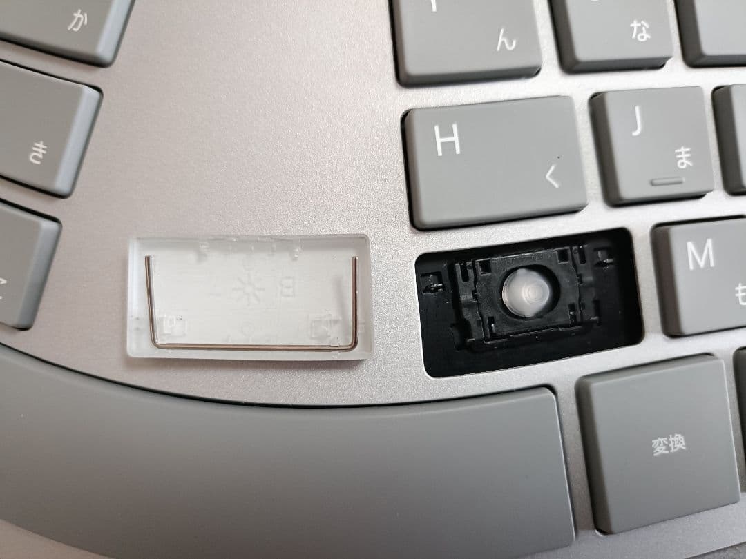 microsoft surface エルゴノミックキーボード日本語配列 欠陥あり