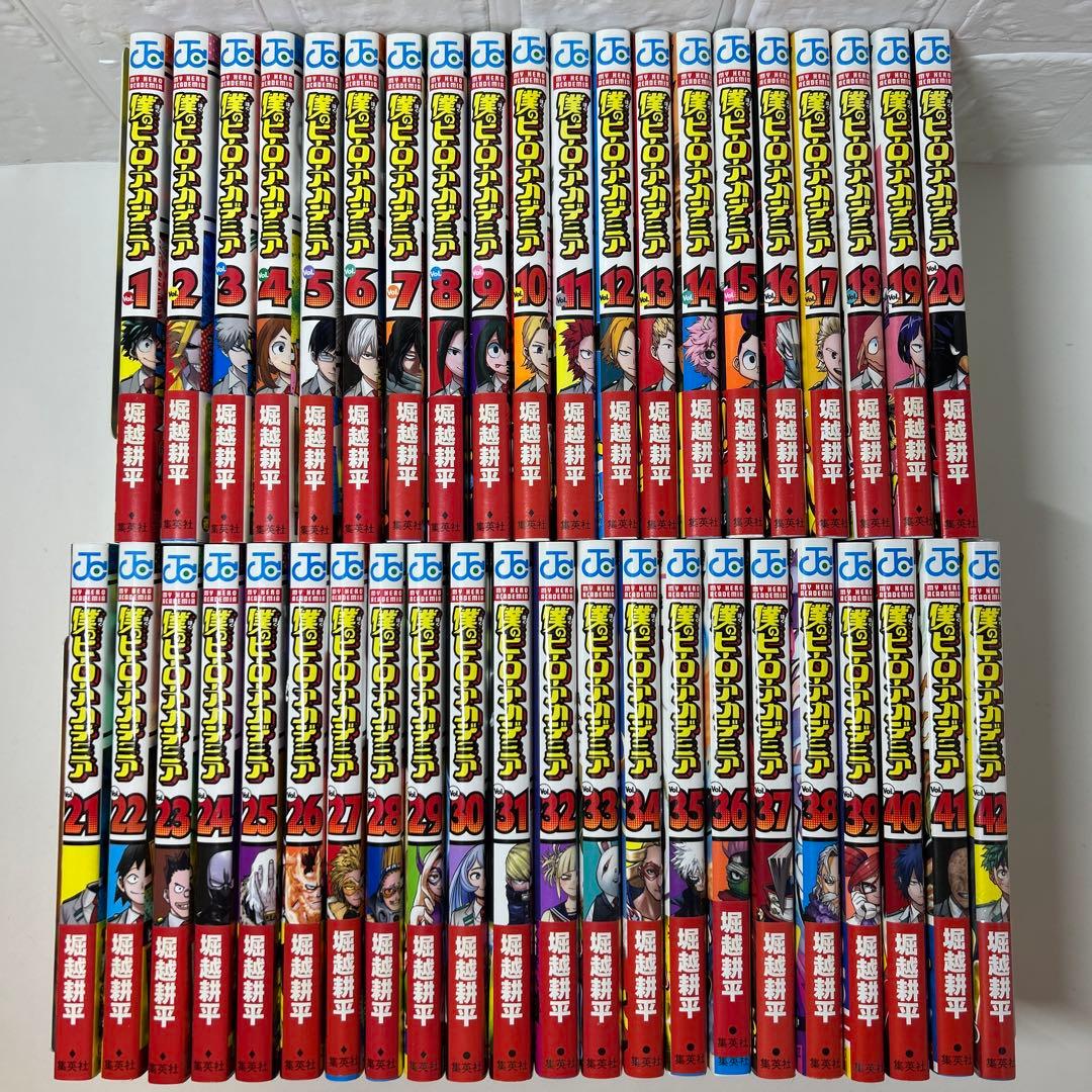 僕のヒーローアカデミア 全巻初版帯付き 1〜42巻 （特典24点） - メルカリ