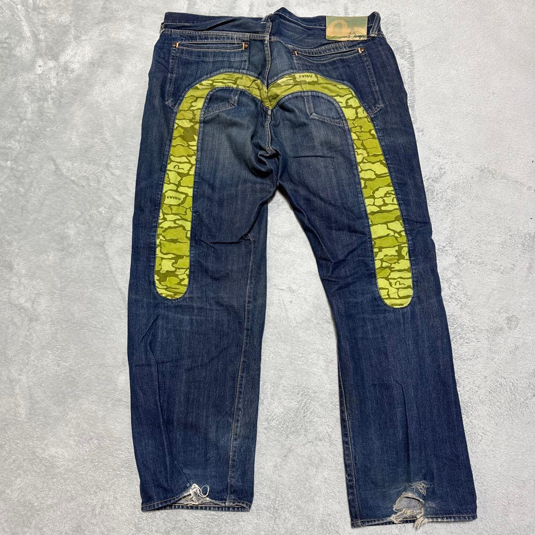 EVISU 大黒 ビックカモメ パリ 塩谷ブラザーズ 石垣迷彩 40×33 - メルカリ