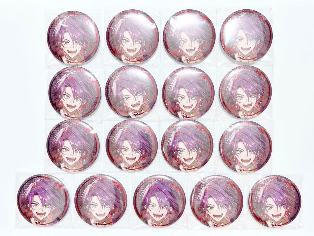 にじさんじ VOLTACTION 1周年 箔押し缶バッジ 渡会雲雀 ×17