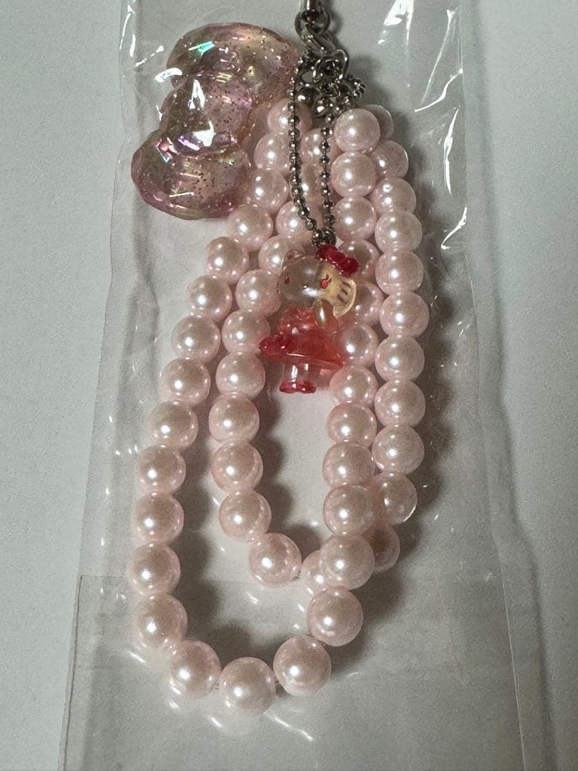 激レア ハローキティ Momoberry パールビーズストラップ モモベリー