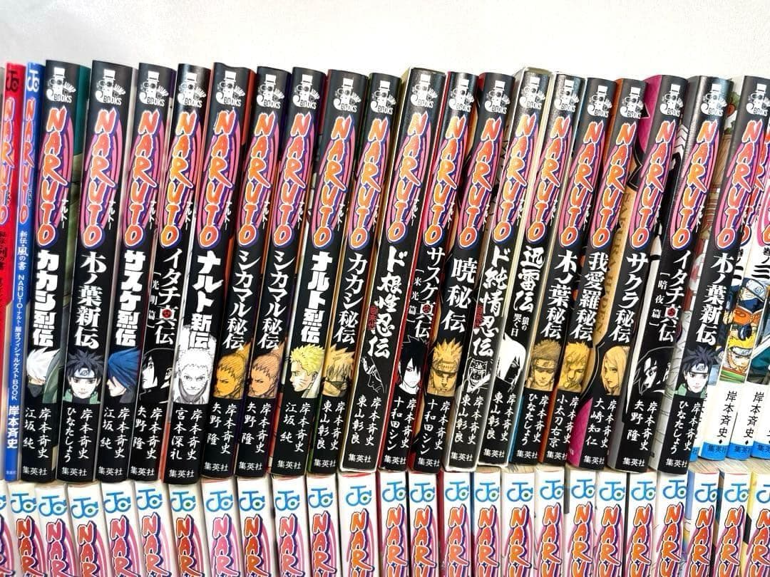 豪華99冊セット】NARUTO―ナルト― 全72巻 ＆ 関連本 27冊 - メルカリ