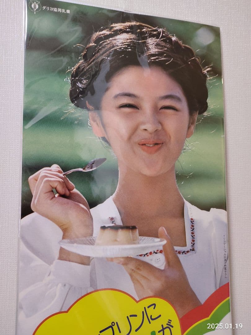 昭和レトロ 当時物 林寛子 グリコプッチンプリン販促用ポスター - メルカリ