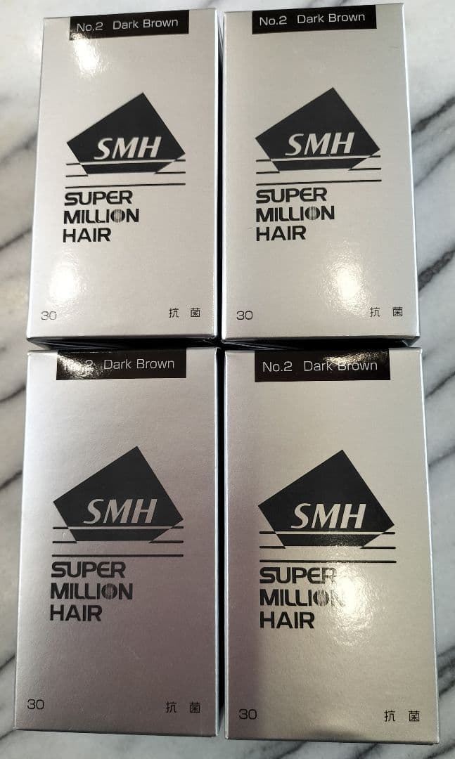 ダークブラウン ルアンスーパーミリオンヘアー 30gが4個 - メルカリ