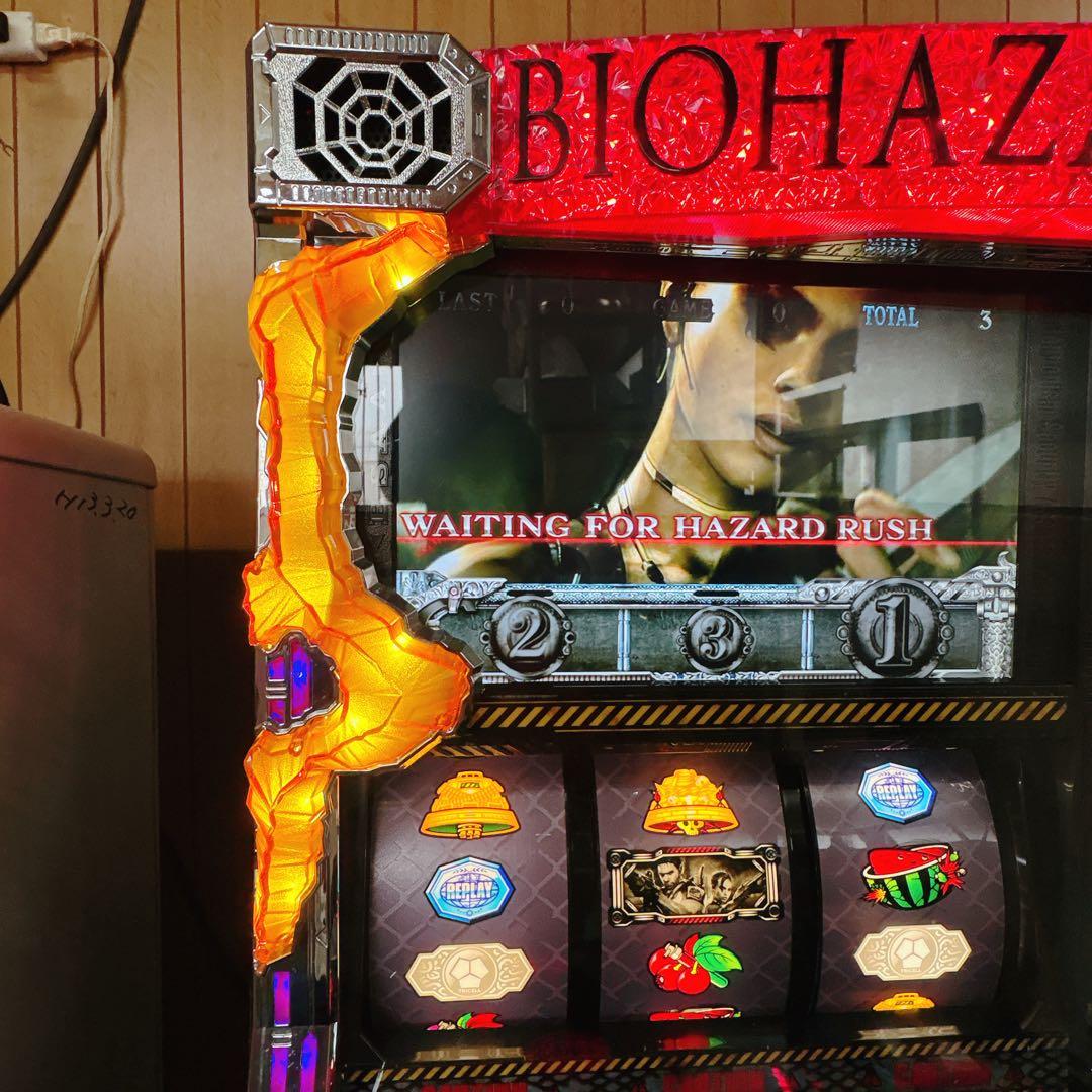 スロット 実機 バイオハザード5Z ハンタープライズ コイン不要機
