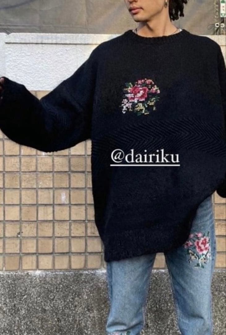 DAIRIKU 21AW Brat Pack 黒ニット モヘア - メルカリ