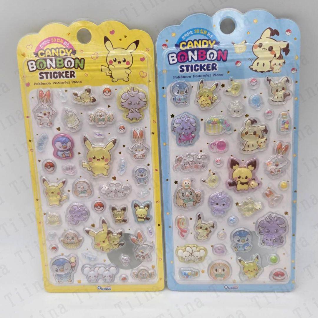 40枚 正規品 ポケモン 3d シール 韓国限定 ピカチュウ ピチュー - メルカリ