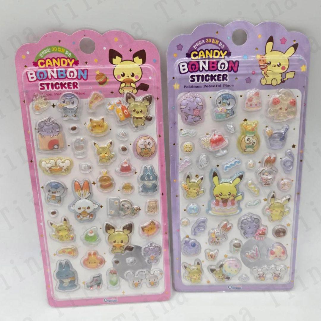 40枚 正規品 ポケモン 3d シール 韓国限定 ピカチュウ ピチュー - メルカリ