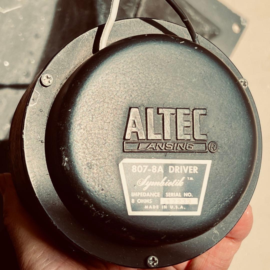 ALTEC 807-8A（ドライバ）＆セクトラルホーン H-811B セット1個 - メルカリ