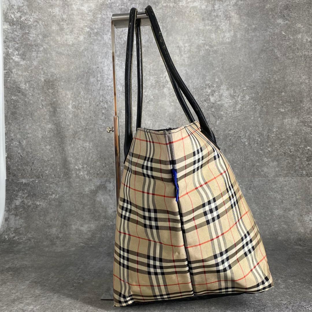 Burberry ブルーレーベル ノバチェック トートバッグ ハンドバッグ
