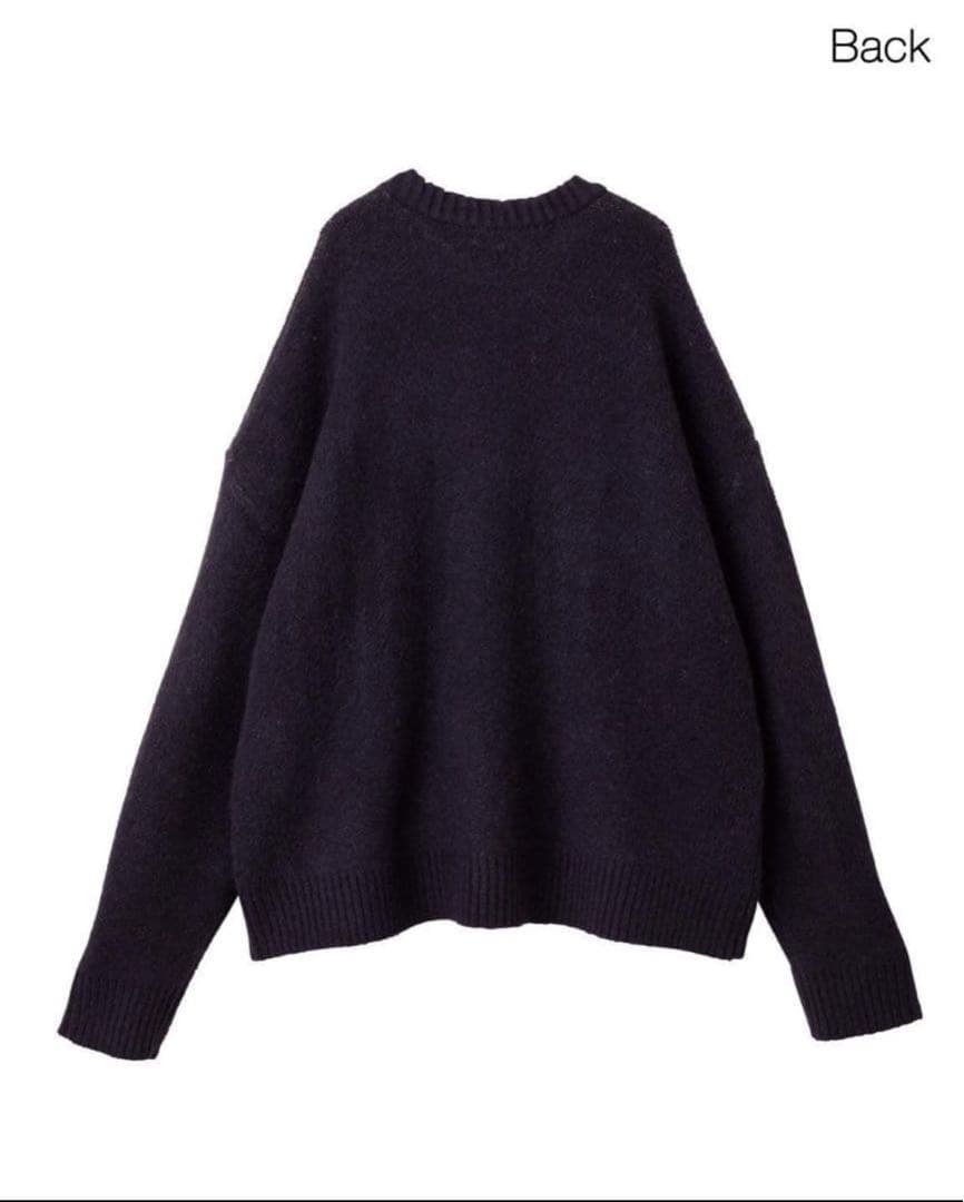 Naptime FW25 ニットプルオーバー NAVY Mサイズ Nissy - メルカリ