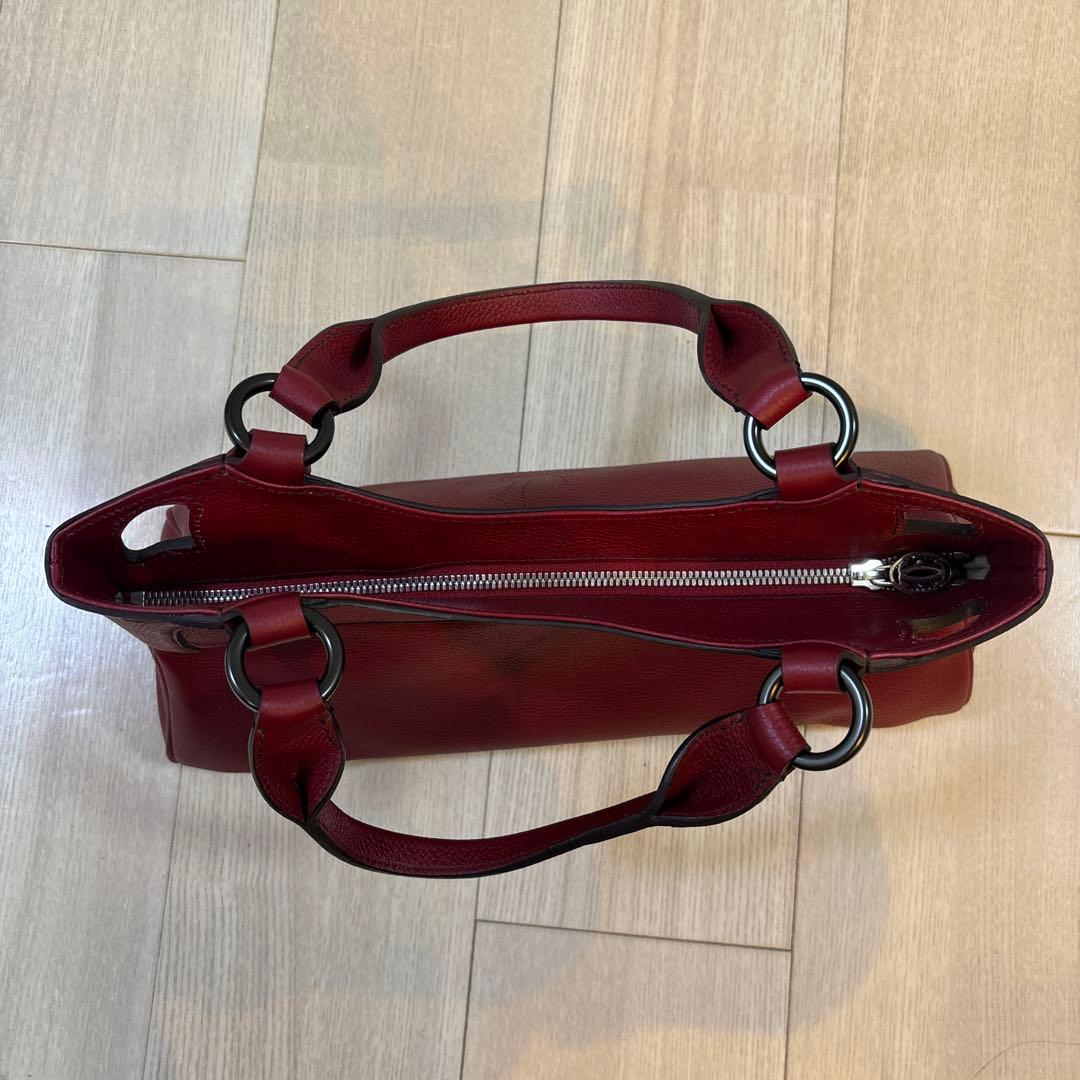 新品未使用 美品Cartier【カルティエ】マルチェロ ハンドバッグ 赤