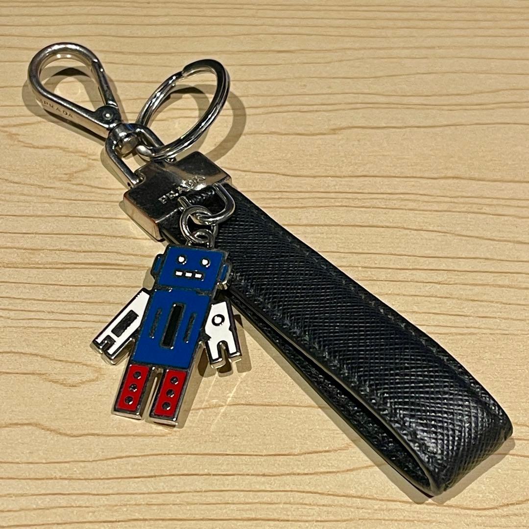 プラダ サフィアーノ ロボット チャーム キーリング キーホルダー PRADA PRADA(プラダ) プラダ キーホルダー ロボット バッグチャーム