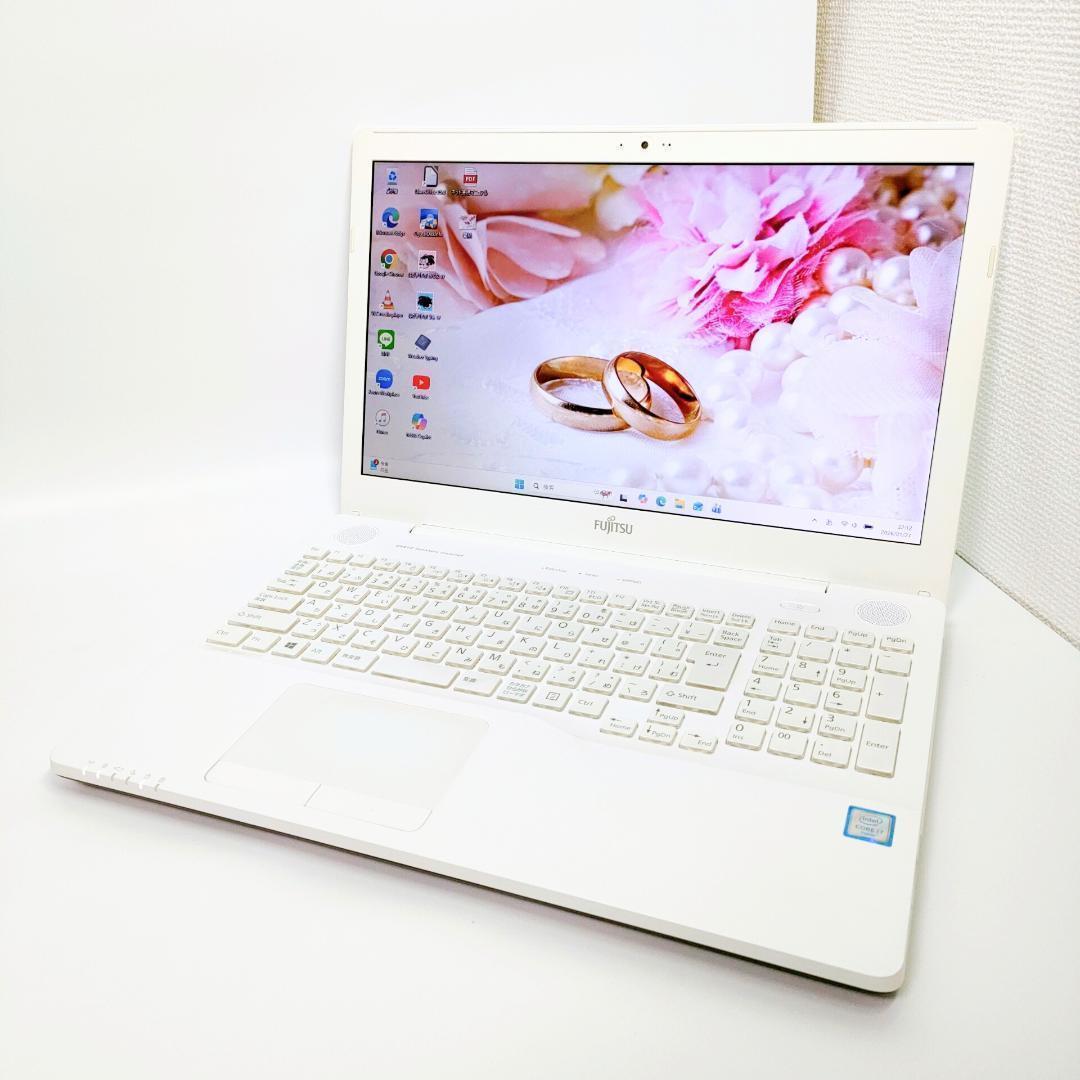 Corei7✨️富士通/Windows11/DVD/オフィス付き白ノートパソコン - メルカリ