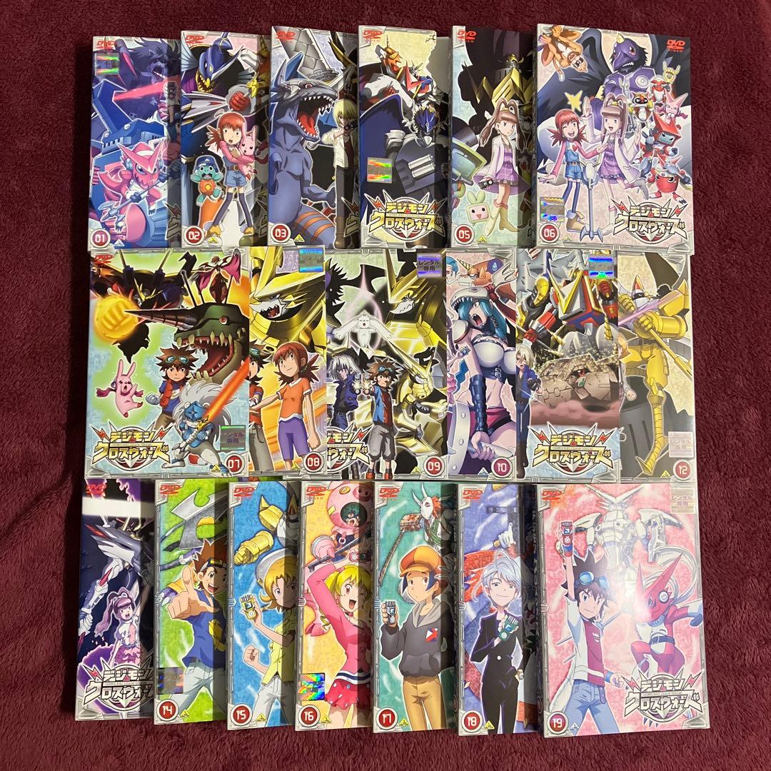 デジモンクロスウォーズ DVD 全19巻セット - メルカリ