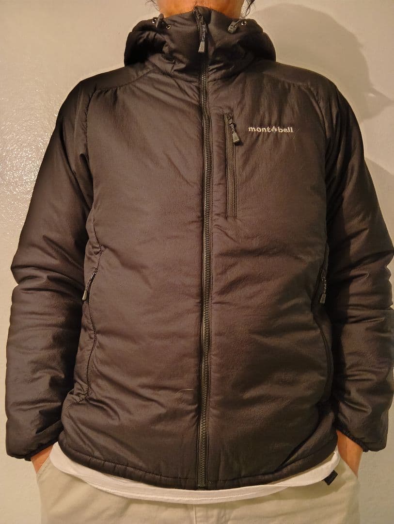 mont-bell モンベル サーマラップパーカー ブラック サーマラップ パーカ Men's｜モンベル