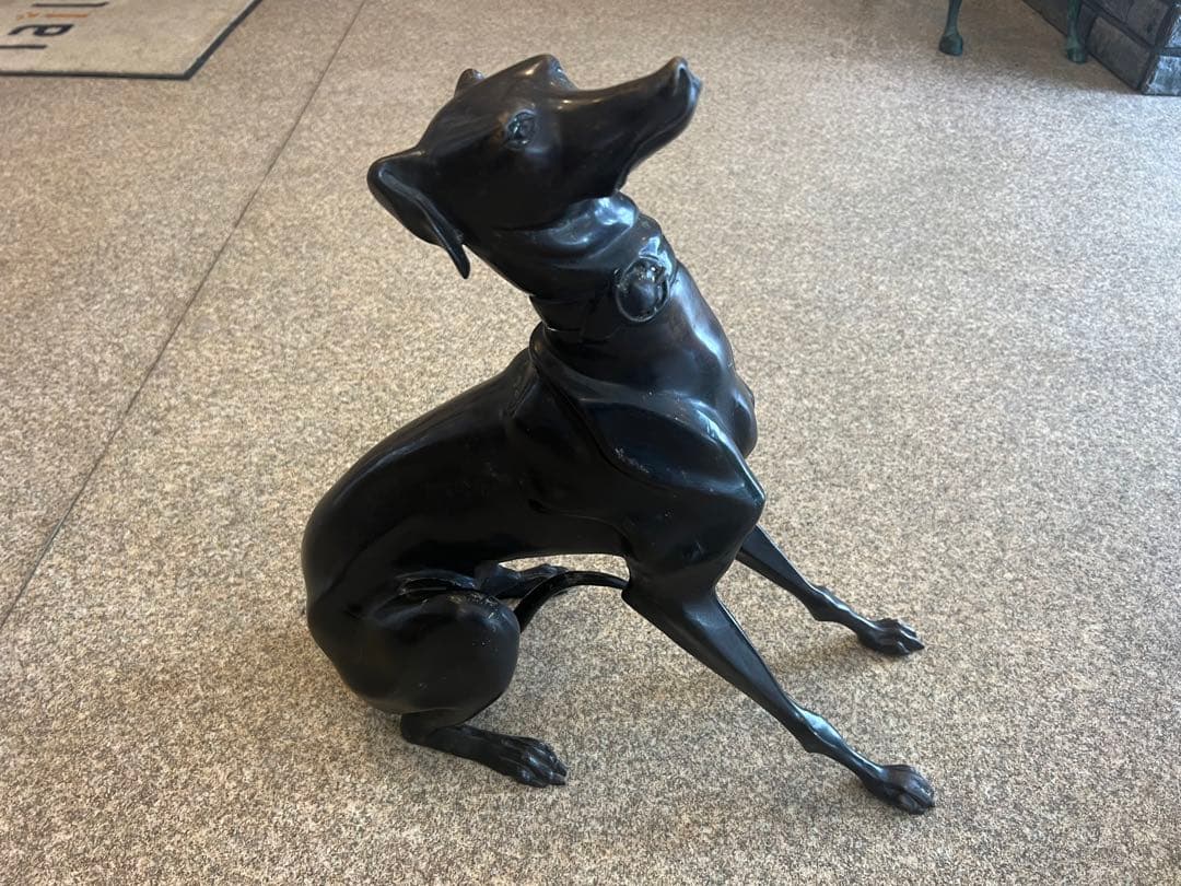 貴重 イタリアングレーハウンド イタグレ 犬置物 - メルカリ