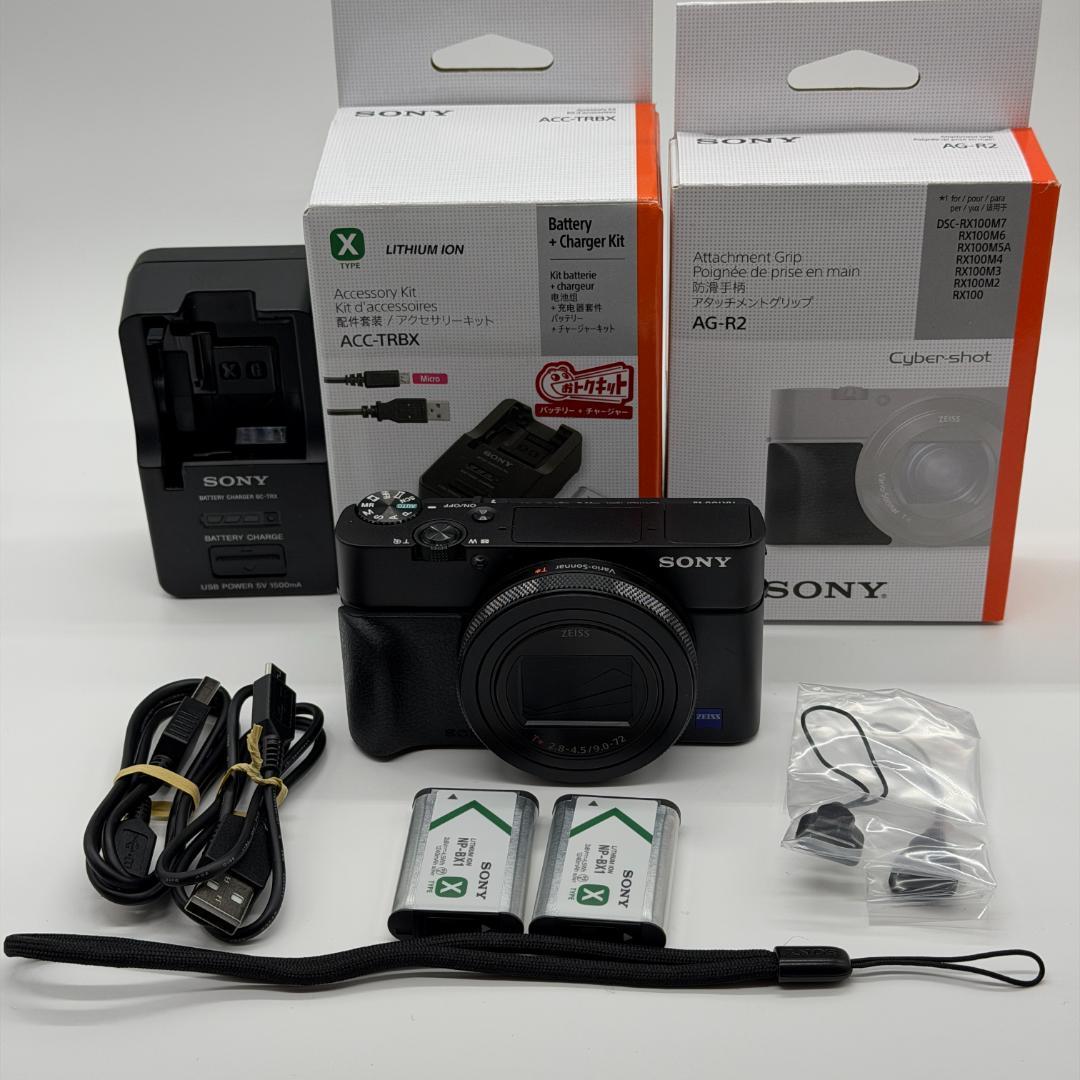 SONY DSC-RX100M7 グリップ 純正電池 SDカード付き SONY RX100VII DSC