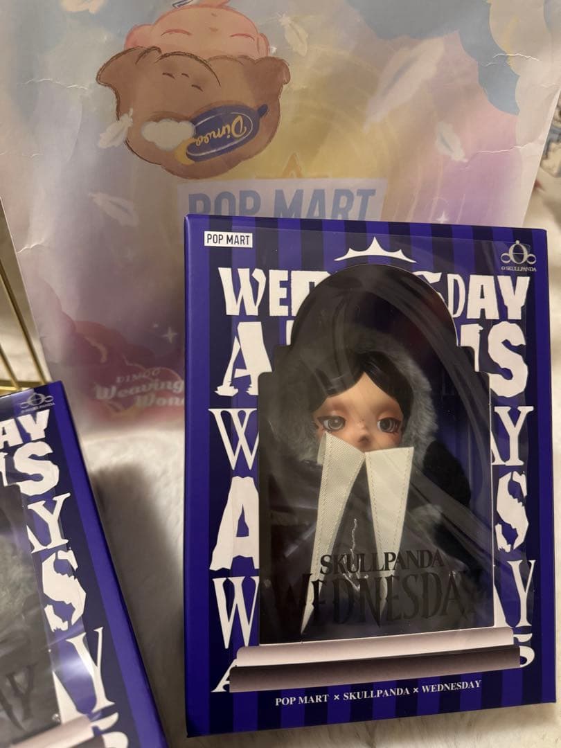SkullpandaWednesdayスカルパンダ ウェンズデー④ SKULLPANDA x Wednesday ぬいぐるみ (ネヴァーモア学園制服バージョン