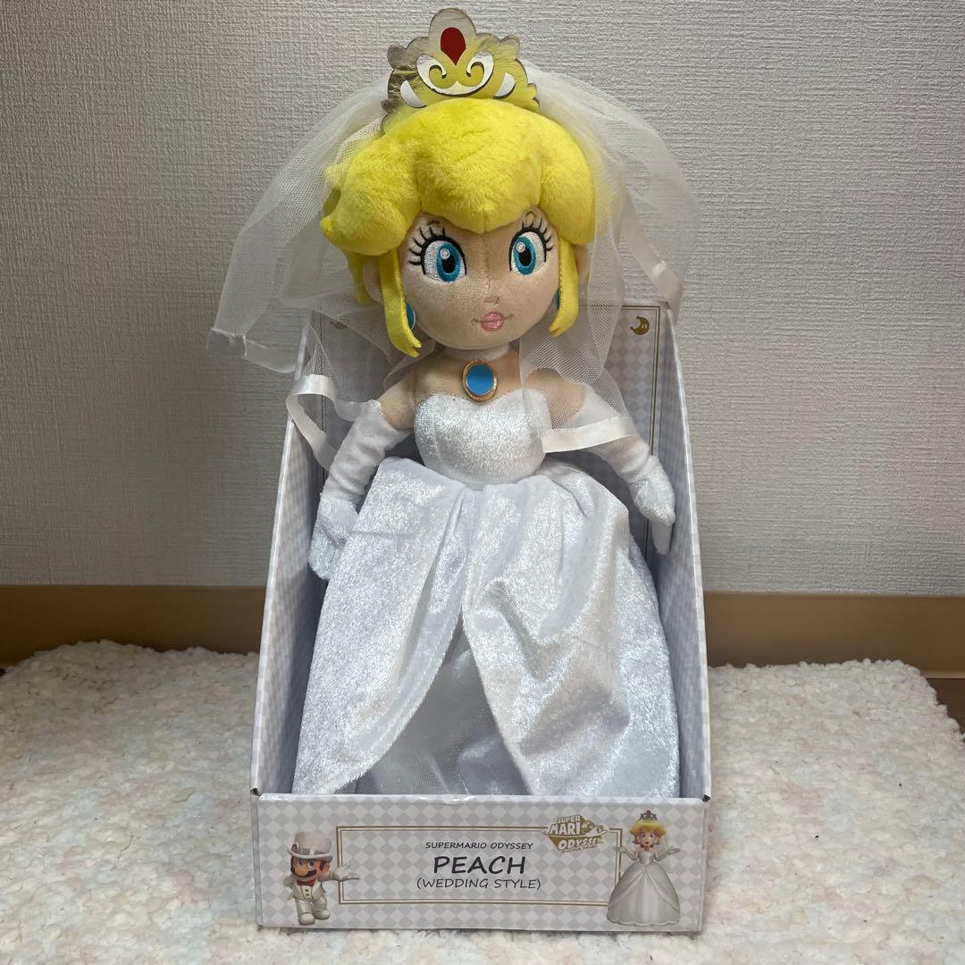 ピーチ ウェディングスタイル ぬいぐるみ スーパーマリオ オデッセイ