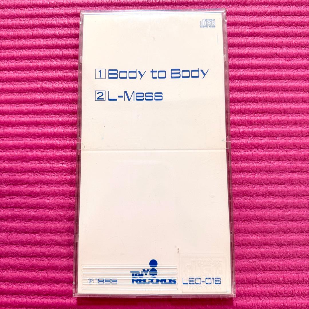 SOFT BALLET Body to Body L-Mess 8cmシングル ソフトバレエ SOFT BALLET インディーズ盤シングルCD 「BODY TO BODY