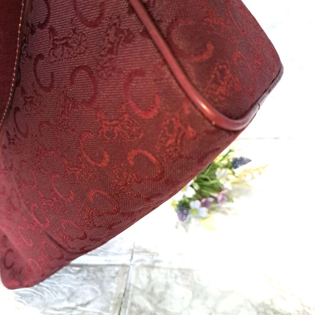 ✨️超美品✨️CELINE セリーヌ Cマカダムキャンバス カーフワイン