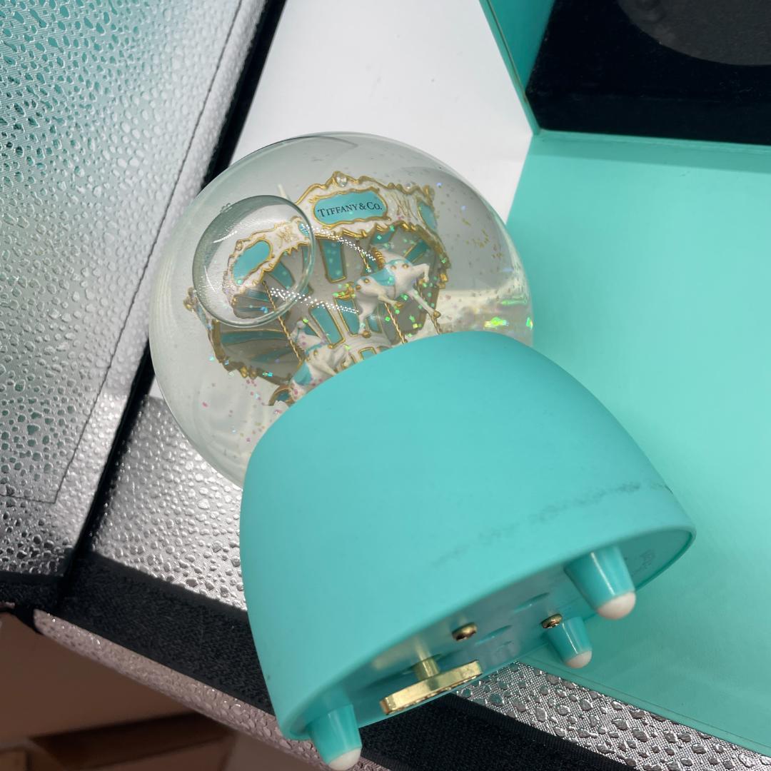 ティファニー オルゴール スノードーム メリーゴーランド 美品 - メルカリ