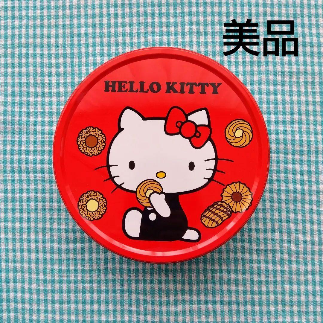 希少品☆美品☆ハローキティ サンリオ クッキー缶 レトロポップ - メルカリ