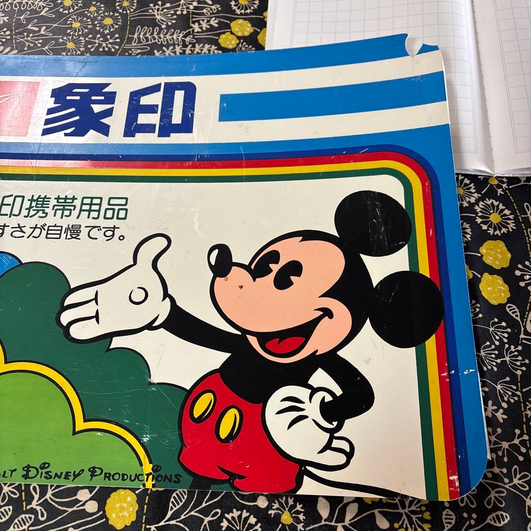 昭和レトロ 販促用看板 象印 ミッキーマウス 非売品 1961年〜1974年