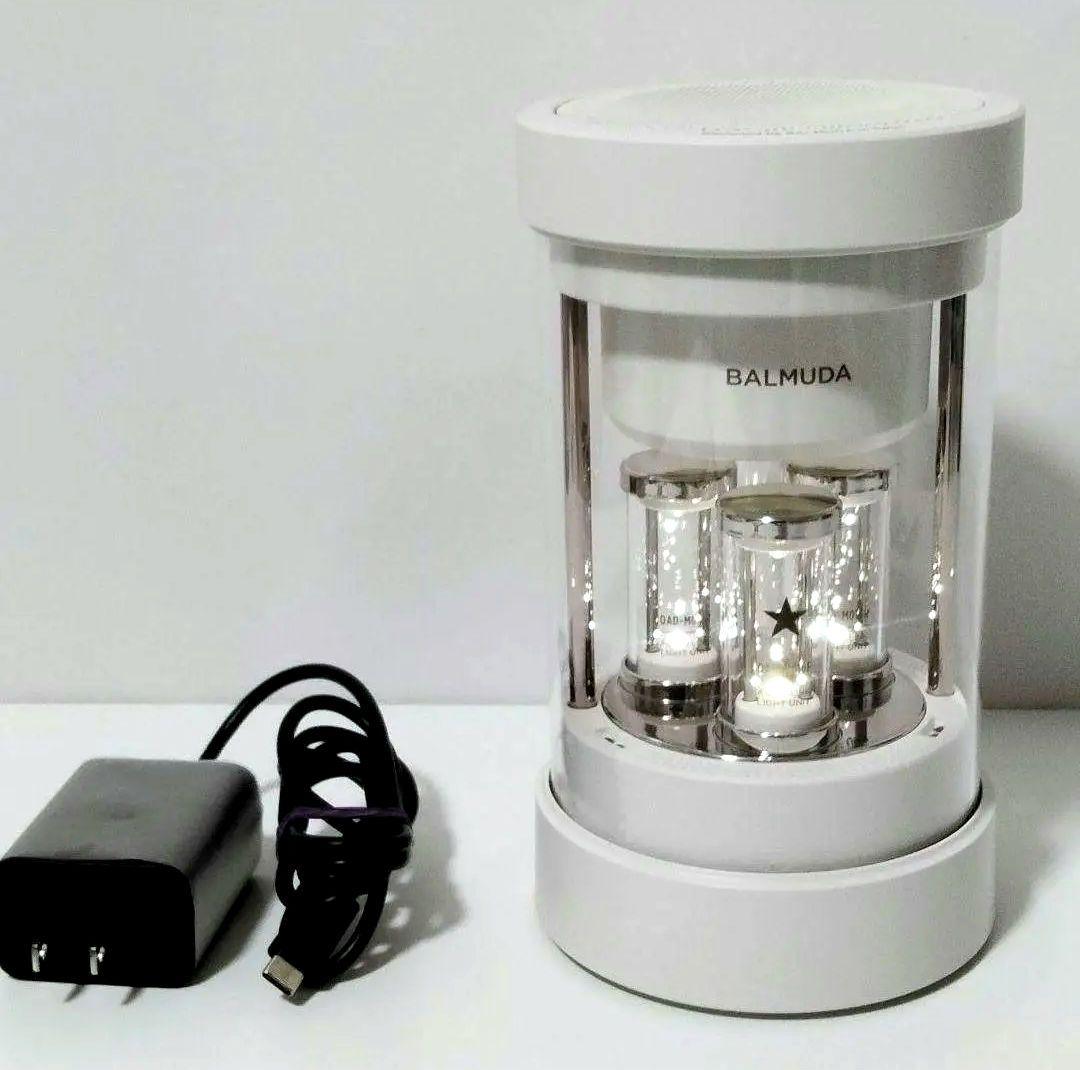 バルミューダ　BALMUDA M01A-WH スピーカー 2022年　901 ブルートゥーススピーカー BALMUDA The Speaker（バルミューダ ザ