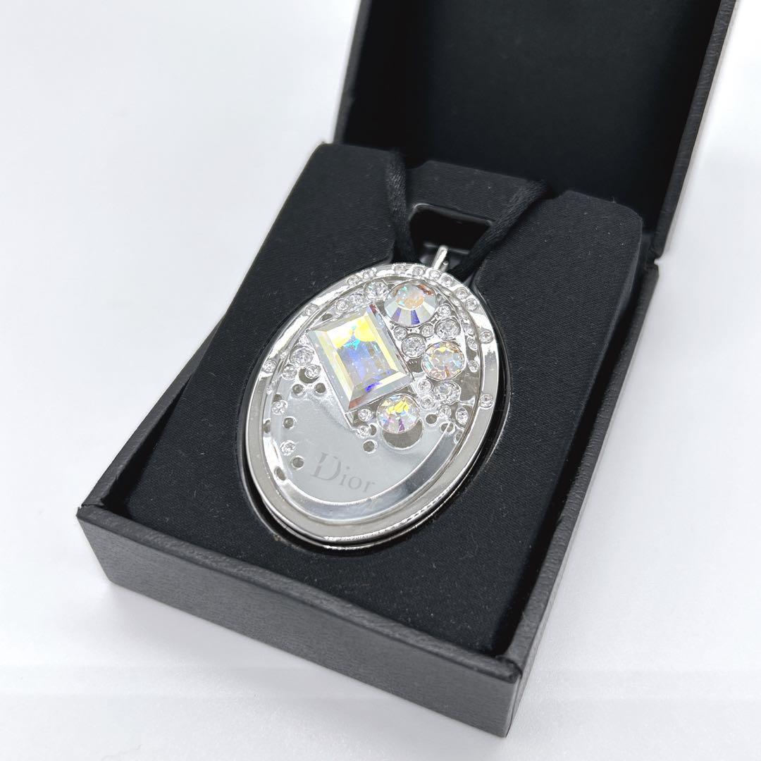 Dior×スワロフスキー ペンダントリップグロスネックレス クリスタル