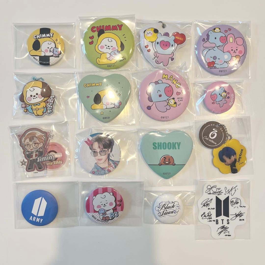 BTS BT21 TinyTAN タイニータン まとめ売り バラ売り可能 - メルカリ