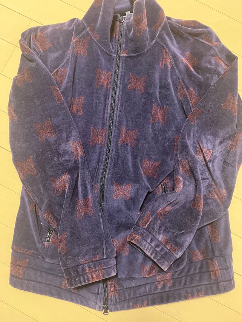 Needles 蝶柄 トラックジャケット ベロア 新品同様 NEEDLES ニードルズ 22AW LQ237 Papillon Velour Track
