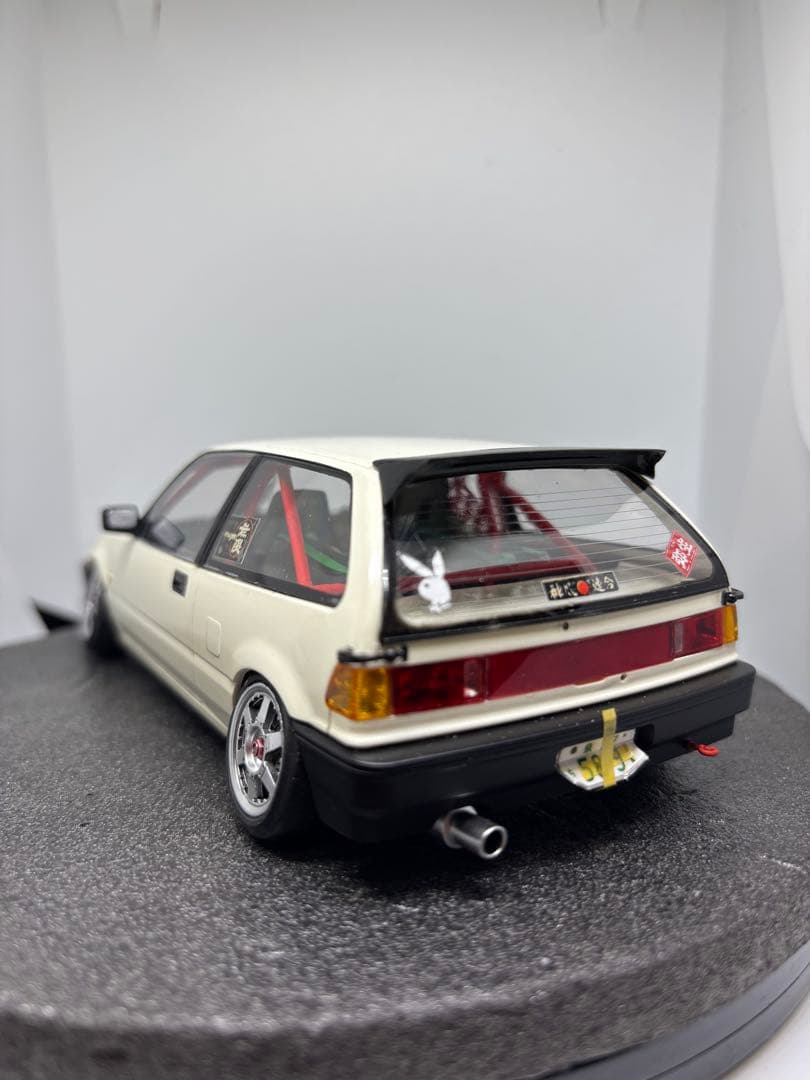 プラモデル完成品 BEEMAX アオシマ ホンダ シビック EF3 環状線仕様