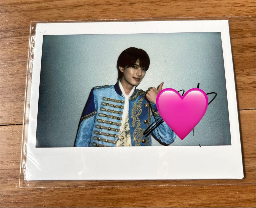 M!LK山中柔太朗直筆サイン入りチェキ - メルカリ