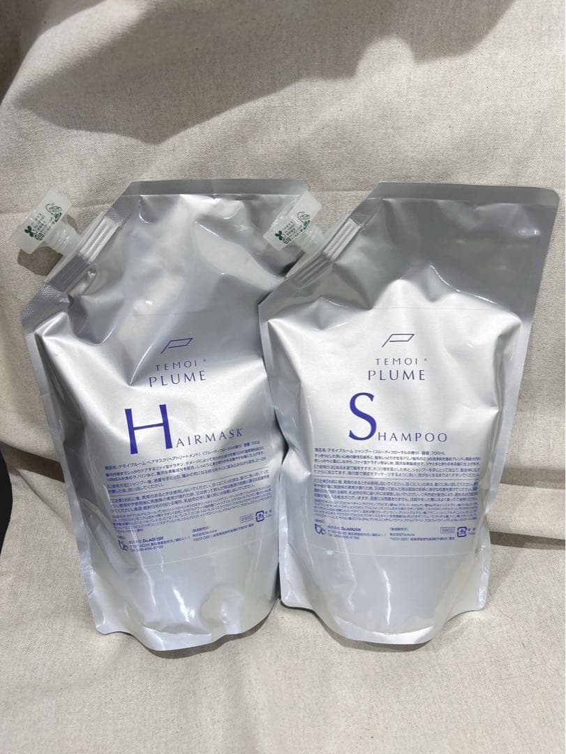 テモイプルーム シャンプー＆ヘアマスク 詰替セット（700ml＋700g）×1個 Amazon | テモイ(TEMOI) プルームシャンプー 700ml + ヘアマスク 700g