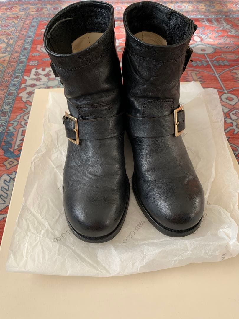 Jimmy Choo ジミーチュウ ブラック エンジニアブーツ