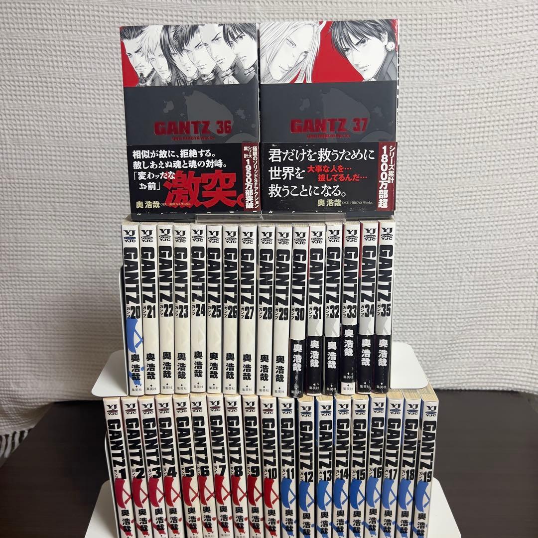 GANTZ 全37巻 完結 30巻以降初版帯付 多数 奥浩哉 名作 全巻セット