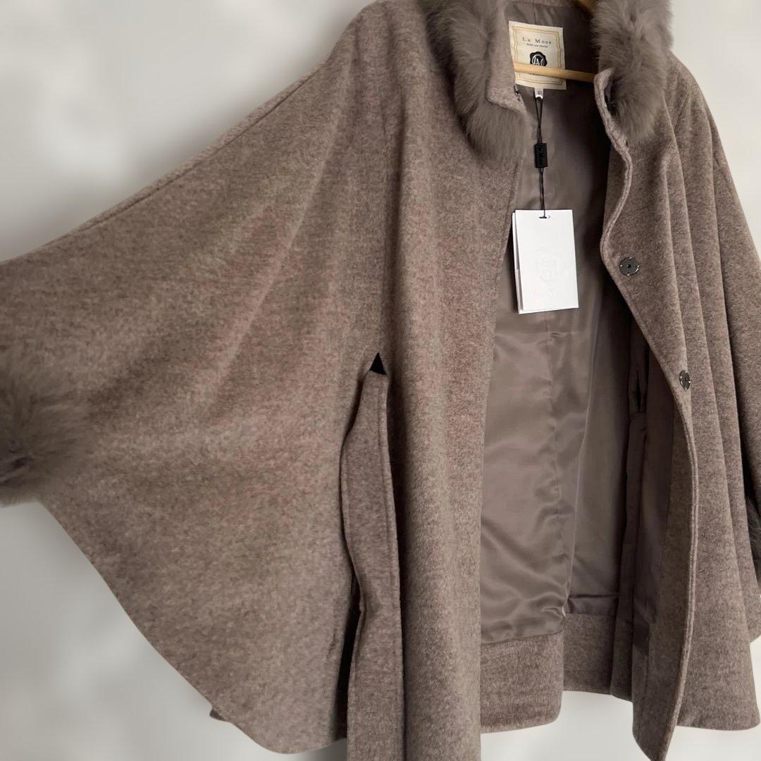 新品未使用✨【LA MODE】ラモード ポンチョコート ウールコート L〜XL