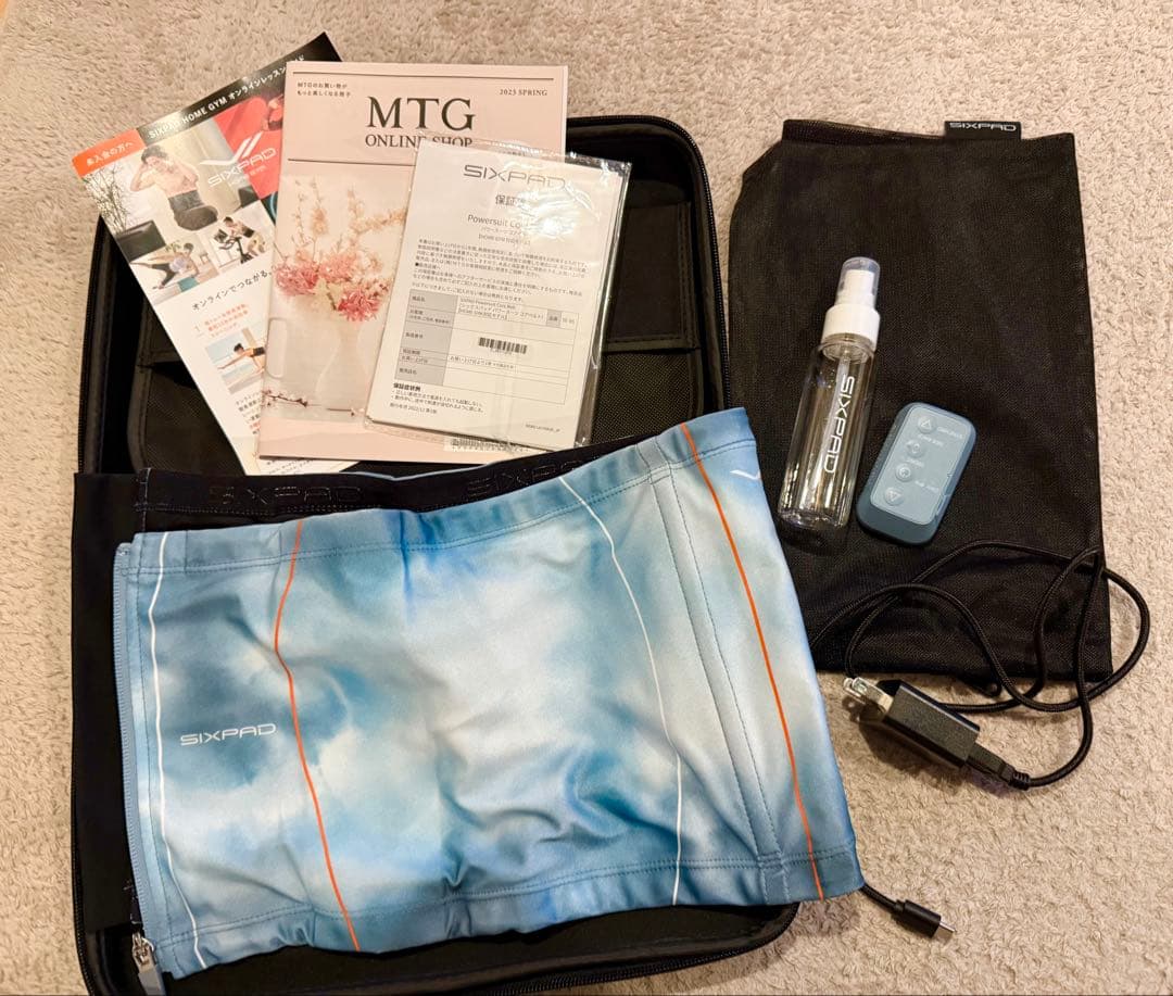 美品SIXPAD Powersuit Core Belt Mサイズ EMSトレーニングギア SIXPAD Powersuit Core Belt(パワースーツ