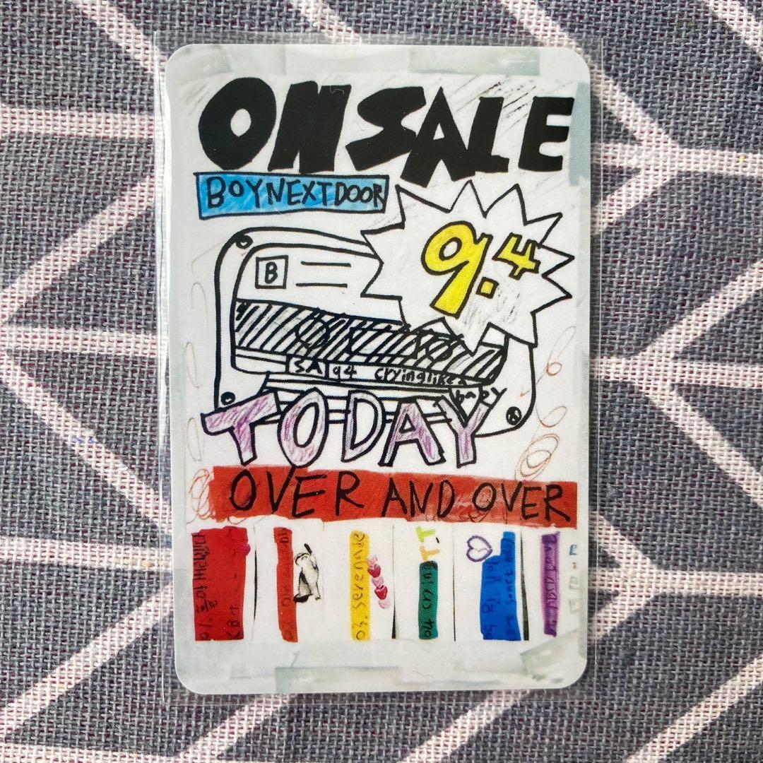 BOYNEXTDOOR WHY ボイネク テサン トレカ サノク 事前収録 - メルカリ