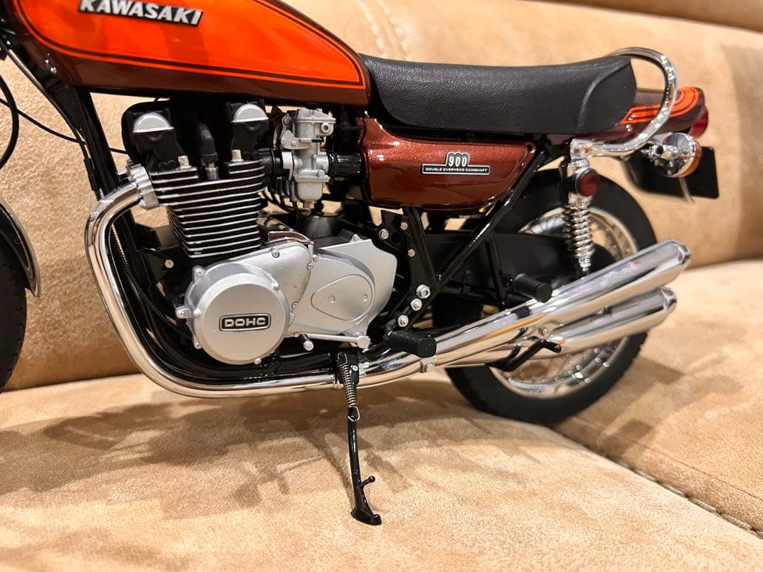 ミニチャンプ カワサキ Z1 火の玉 1/6 激レア ダイキャストバイク 旧車