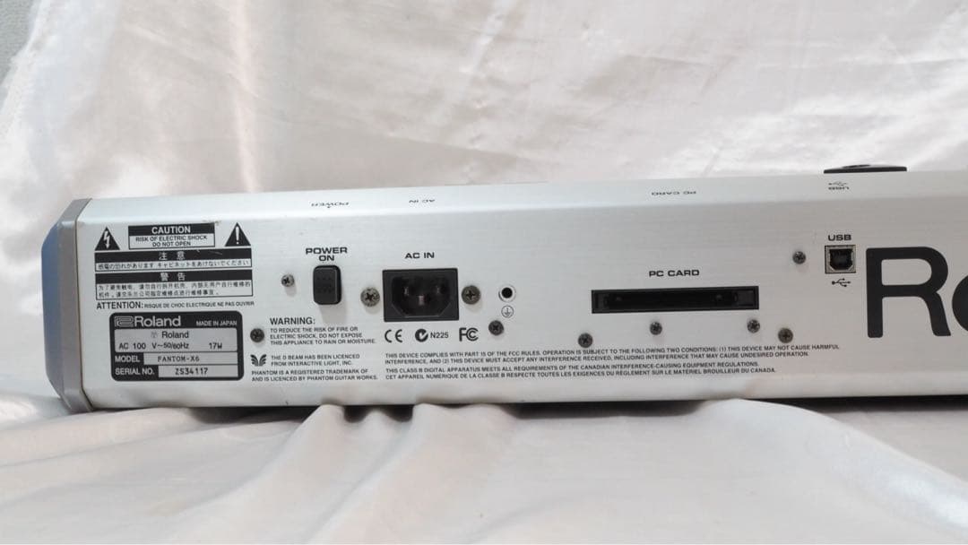 Roland Fantom-X6 シンセサイザー 動作確認済み ※液晶難あり - メルカリ