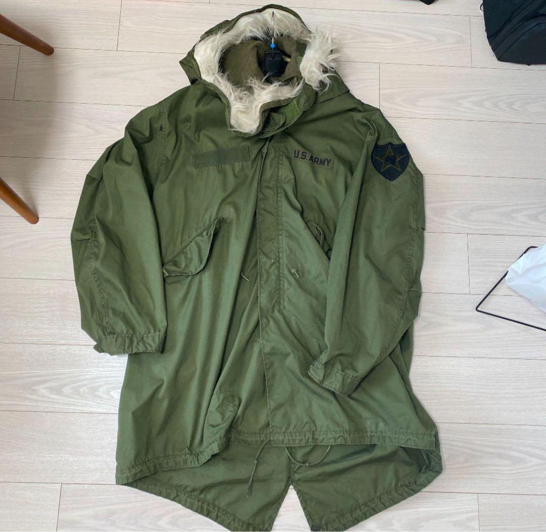 実物 M-65 モッズコート 米軍 M65 ミリタリー　古着 MILITARY（ミリタリー） 希少 実物 USED 米軍 M-65フィッシュテール