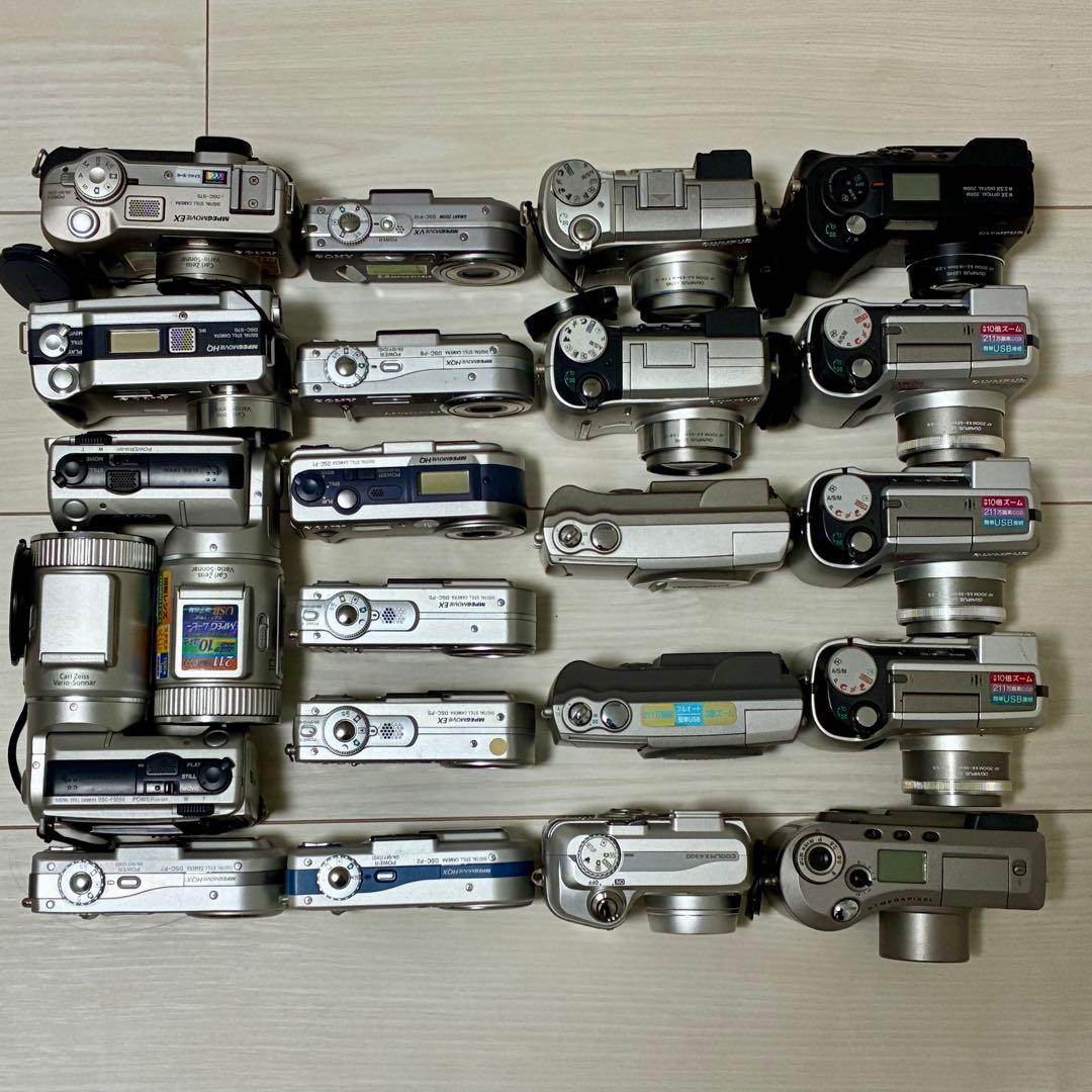 SONY/OLYMPUS/Nikon/Kodak等コンデジまとめ売り21台 - メルカリ