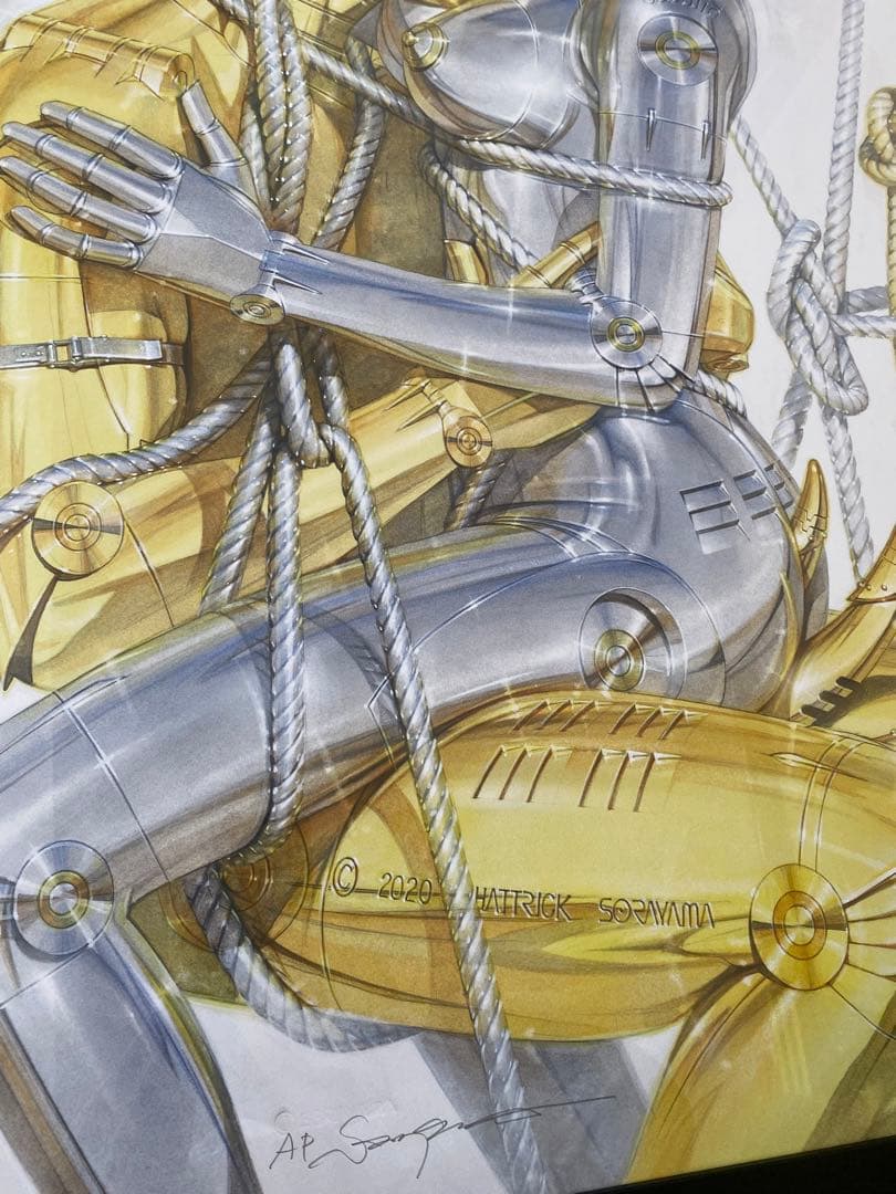 空山基HAJIME SORAYAMA ロボット版画 直筆サイン入り - メルカリ