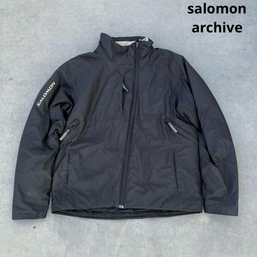希少【Salomon サロモン】00s Y2K プリマロフト ブルゾン M 黒 - メルカリ