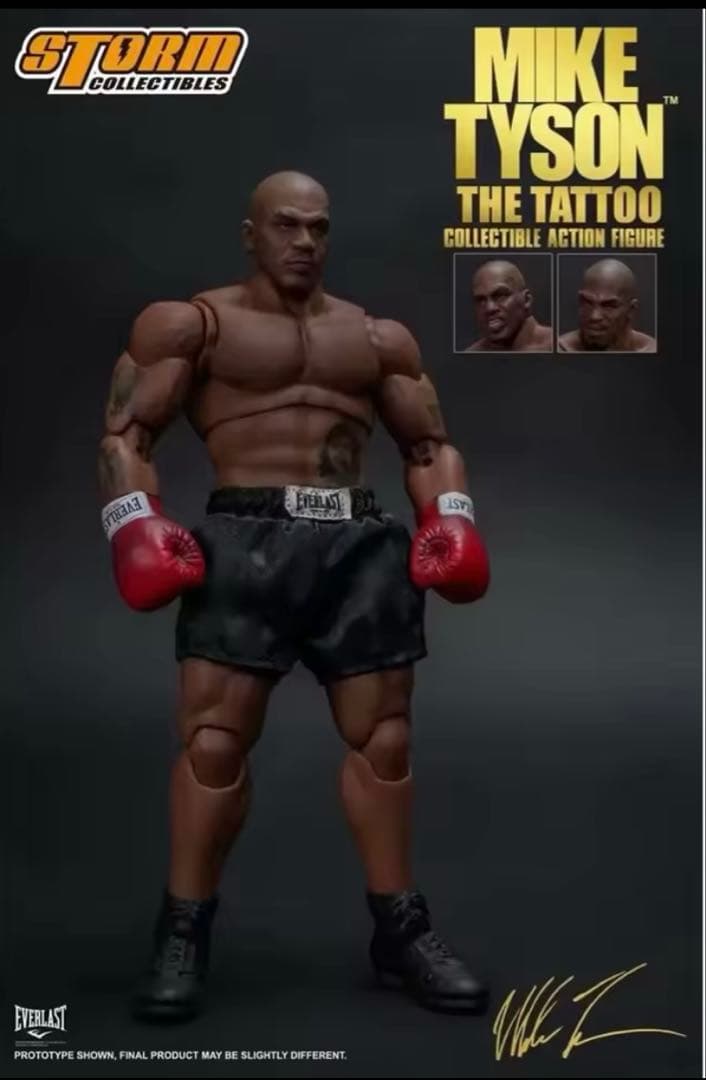 マイク・タイソン アクションフィギュア 18cm ボクシングMEkeタイソンアクションフィギュア、ストームコレクタブルズ