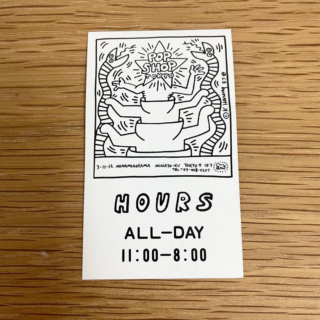 値下げ・キースへリング・サイン入りショップカード - メルカリ