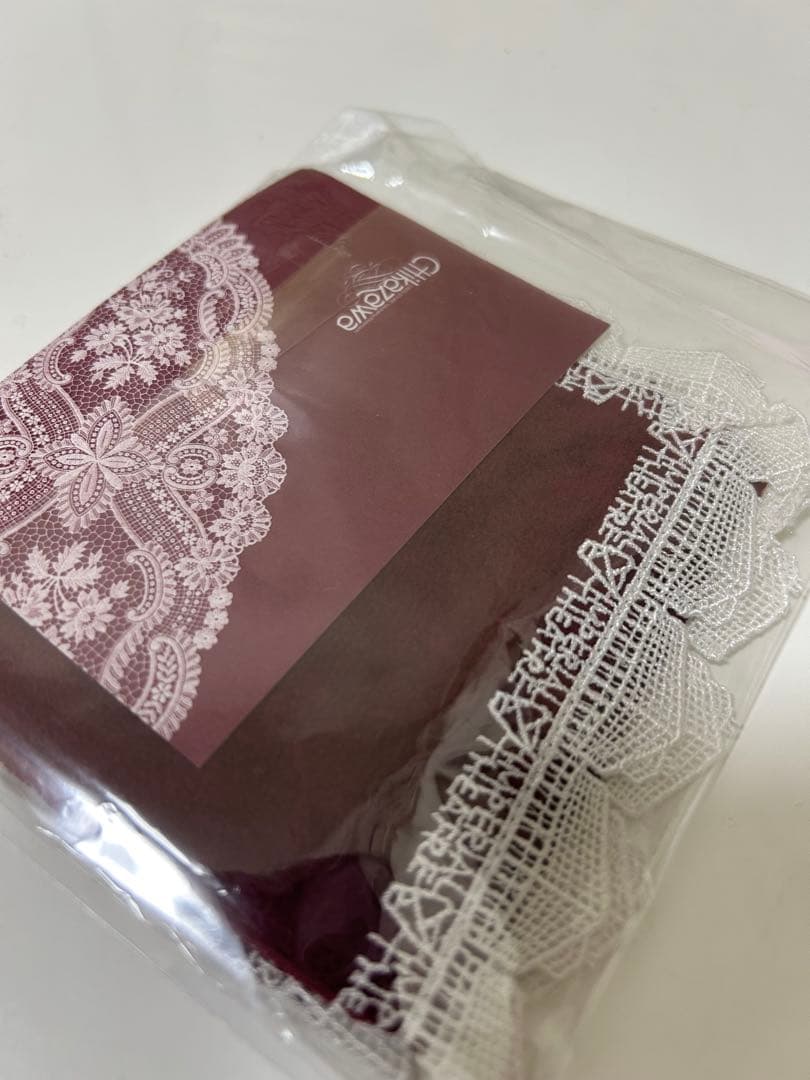 Chikazawa✕帝国劇場 ワインレッド ハンカチ 帝劇クロージンググッズ